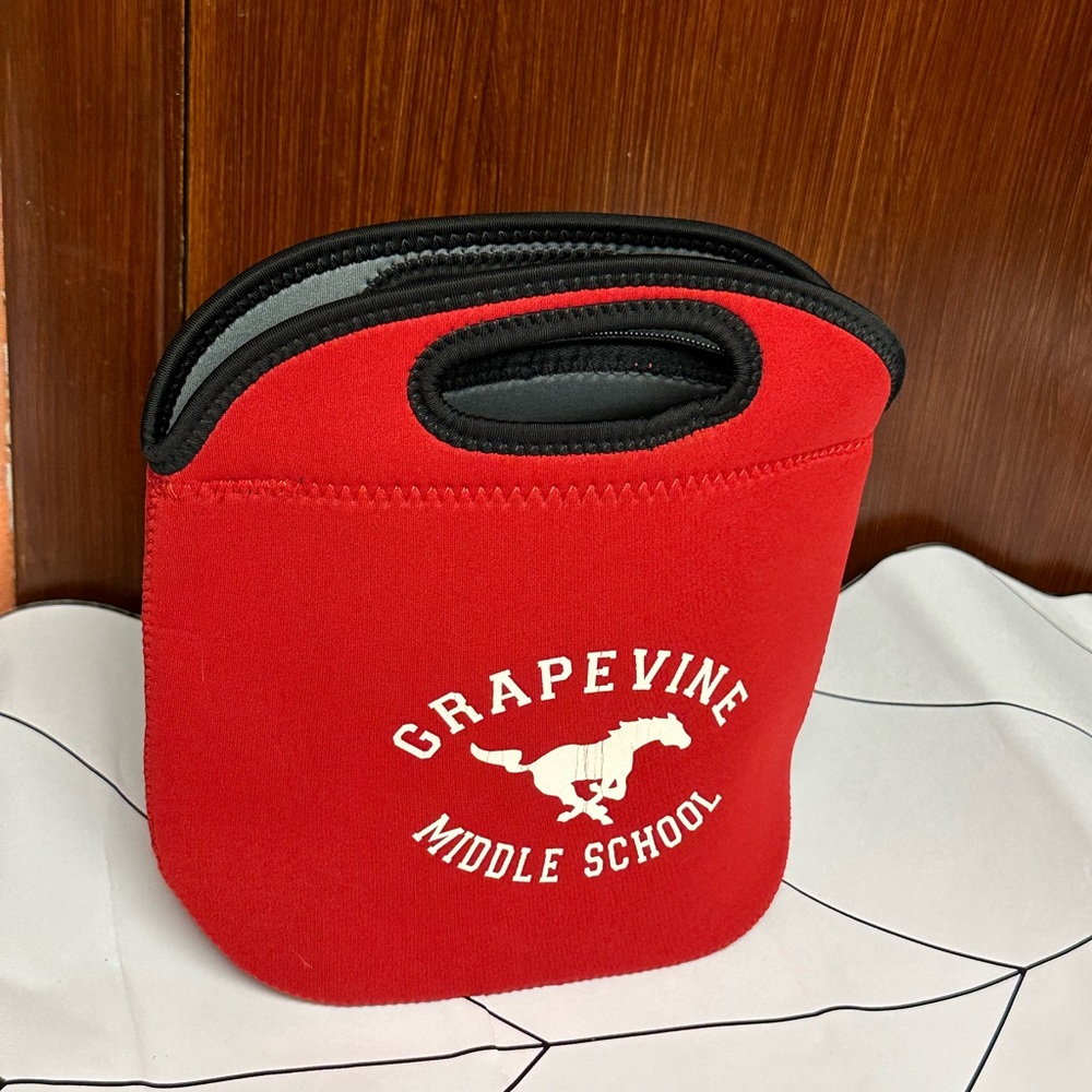Neoprene Lunch Bag - Grapeville middle School